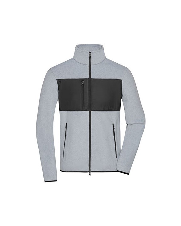 JAMES & NICHOLSON Men´s Fleece Jacket Polar Fleece personalisierbar