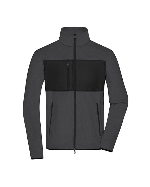 JAMES & NICHOLSON Men´s Fleece Jacket Polar Fleece personalisierbar
