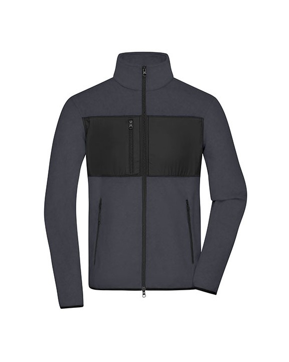 JAMES & NICHOLSON Men´s Fleece Jacket Polar Fleece personalisierbar