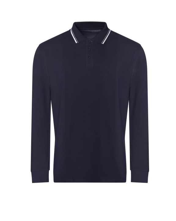Polo personnalisable AWDIS Long Sleeve Tipped 100 Polo
