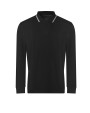 Poloshirt AWDIS Long Sleeve Tipped 100 Polo voor bedrukking &amp; borduring