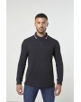 Polo personnalisable AWDIS Long Sleeve Tipped 100 Polo