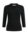 KUSTOM KIT Regular Fit Mandarin Collar Top 3/4 Sleeve T-Shirt personalisierbar