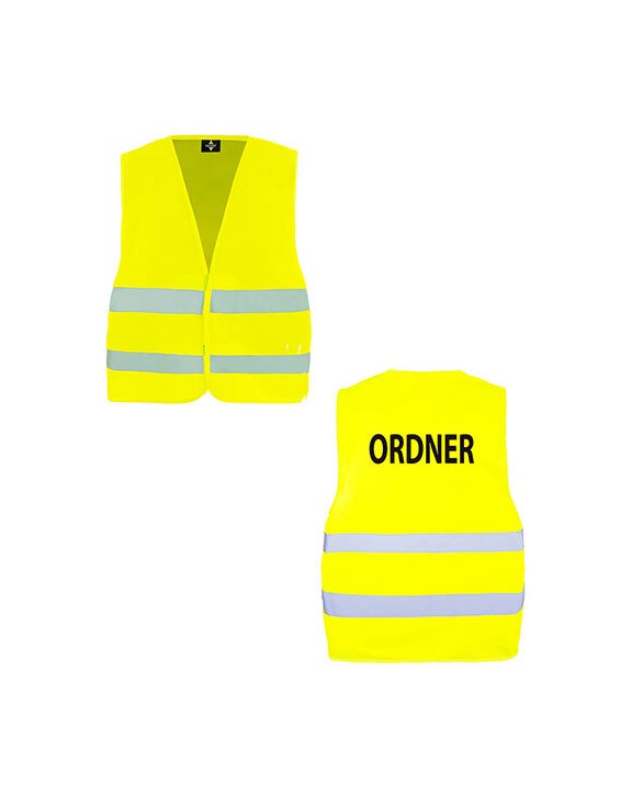 KORNTEX Safety Vest Passau - Ordner Warnweste personalisierbar