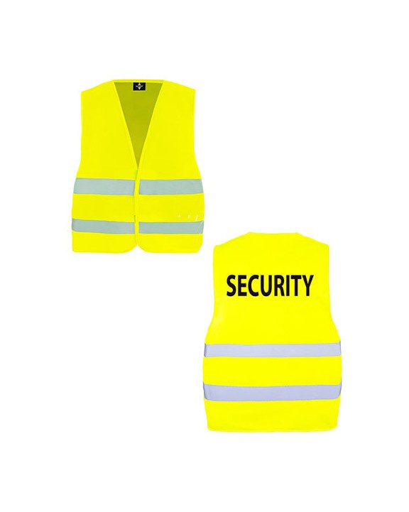 Fluohesje KORNTEX Safety Vest Passau - Security voor bedrukking &amp; borduring