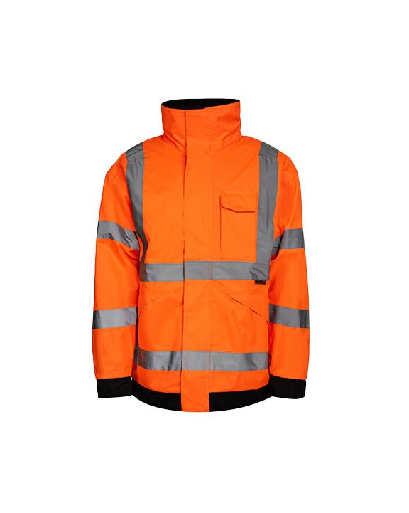 KORNTEX HI-VIS RAIN LITE JACKET KAUNAS Jacke personalisierbar