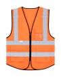 Gilet de sécurité personnalisable KORNTEX PREMIUM MULTIFUN. VEST "MUNICH"