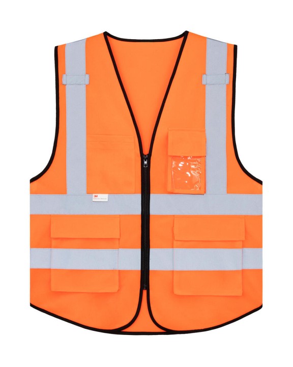Gilet de sécurité personnalisable KORNTEX PREMIUM MULTIFUN. VEST "MUNICH"