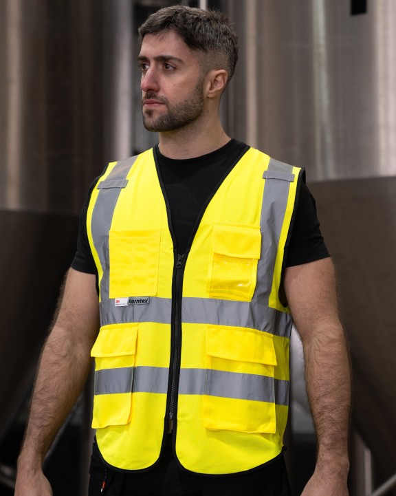 Gilet de sécurité personnalisable KORNTEX PREMIUM MULTIFUN. VEST "MUNICH"