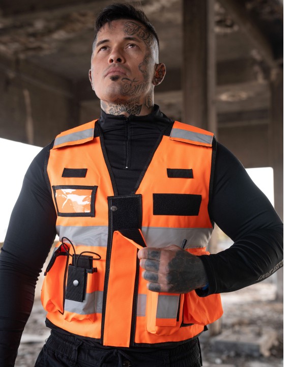 Gilet de sécurité personnalisable KORNTEX TACTICAL SAFETY VEST "BONN"