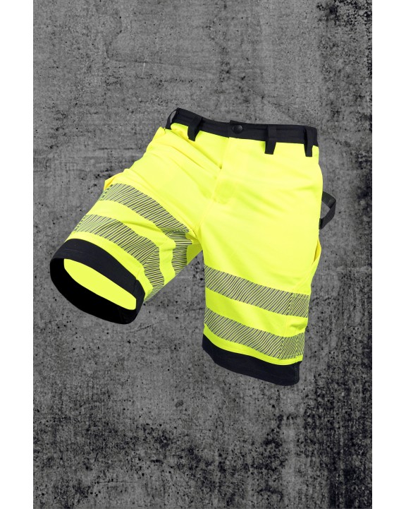 KORNTEX EOS Hi-Vis Workwear Shorts With Printing Areas Hose personalisierbar