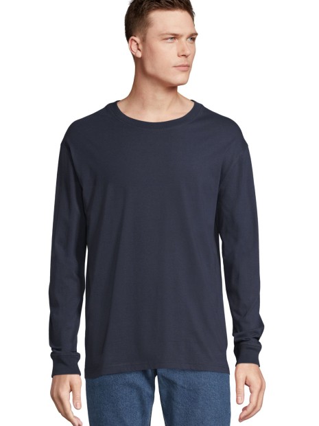 T-Shirts à personnaliser SOL'S Unisex Long Sleeve T-Shirt Pioneer french marine