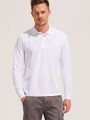 Polos à personnaliser SOL'S Unisex Long Sleeve Polycotton Polo Shirt 