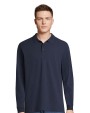 Poloshirt SOL'S Unisex Long Sleeve Polycotton Polo Shirt voor bedrukking &amp; borduring