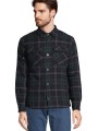 Chemises à personnaliser SOL'S Unisex Checkered Overshirt Noah vert empire