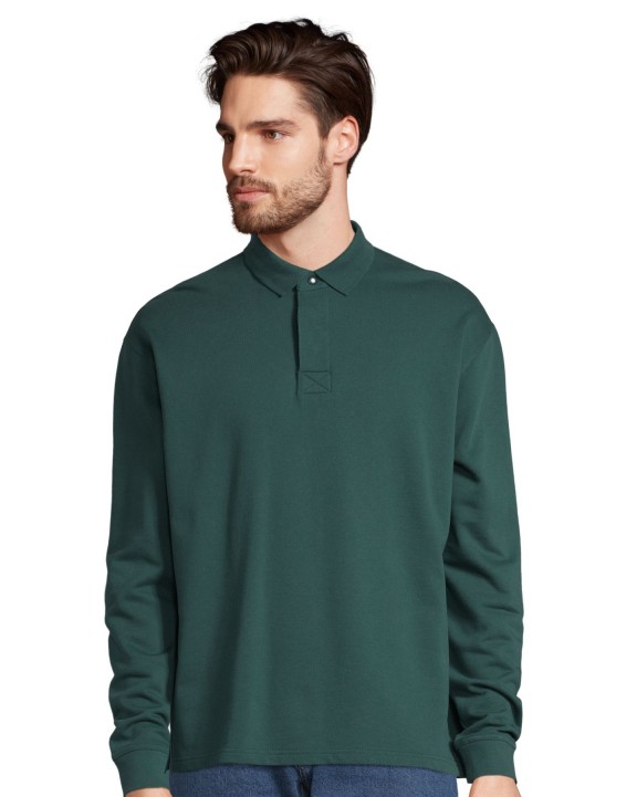 Sweater SOL'S Unisex Polo Collar Sweatshirt Heritage voor bedrukking &amp; borduring