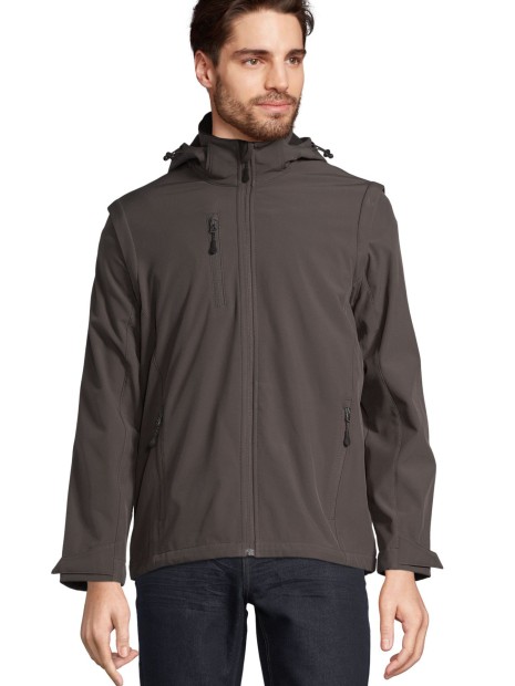 Softshells à personnaliser SOL'S Softshell Jacket 3in1 Falcon anthracite