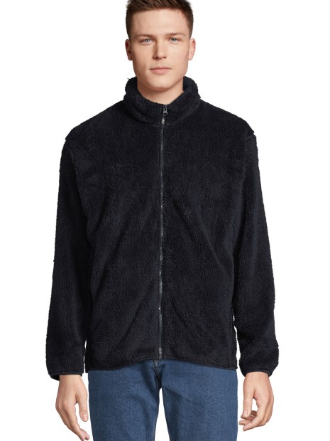 Laines polaires à personnaliser SOL'S Unisex Fleece Zip Jacket Finch bleu marine