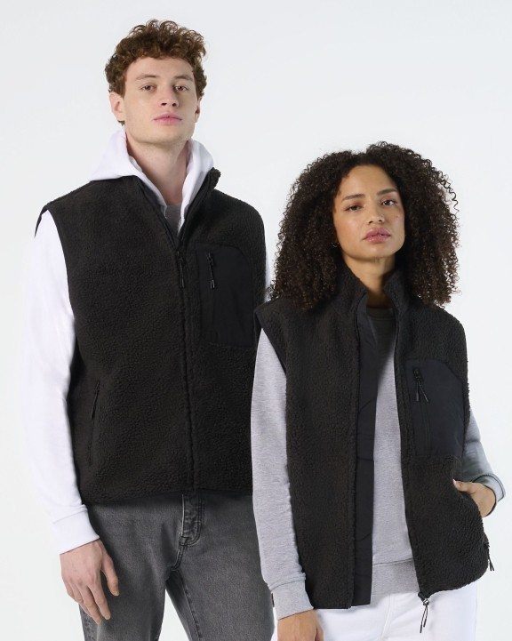 SOL'S Unisex Sherpa Bodywarmer Fury Jacke personalisierbar