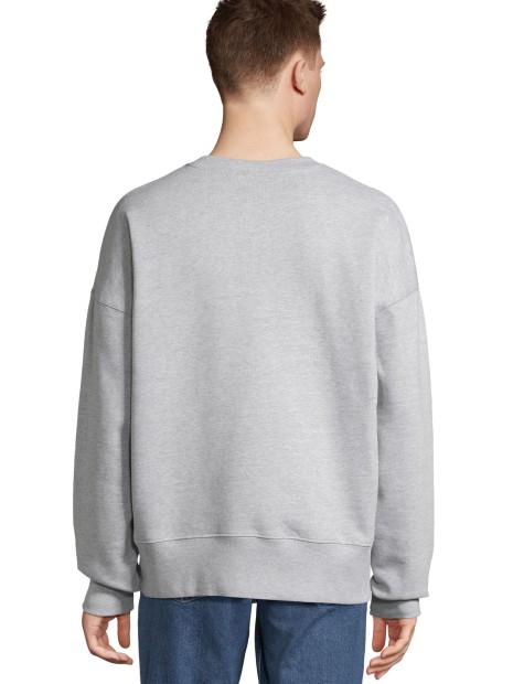 Sweat-shirts à personnaliser SOL'S Unisex Round-Neck Sweatshirt Authentic gris chiné