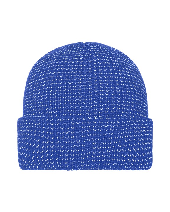 MYRTLE BEACH Reflective Winter Beanie Mütze, Schal & Handschuh personalisierbar