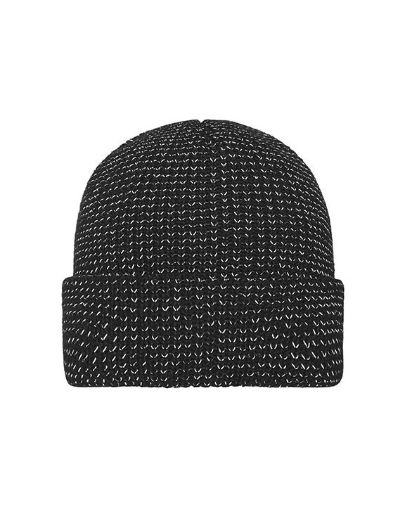 MYRTLE BEACH Reflective Winter Beanie Mütze, Schal & Handschuh personalisierbar