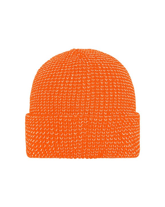 MYRTLE BEACH Reflective Winter Beanie Mütze, Schal & Handschuh personalisierbar