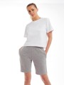 Pantalons à personnaliser MANTIS ESSENTIAL SHORTS heather grey chiné