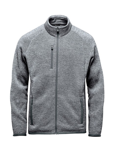 STORMTECH Men´s Avalanche F/Z Fleece Jacket granite heather personnalisable