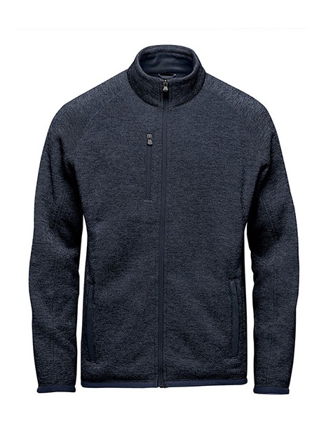 STORMTECH Men´s Avalanche F/Z Fleece Jacket marine chiné personnalisable