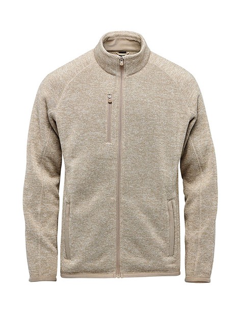 STORMTECH Men´s Avalanche F/Z Fleece Jacket oatmeal heather personnalisable