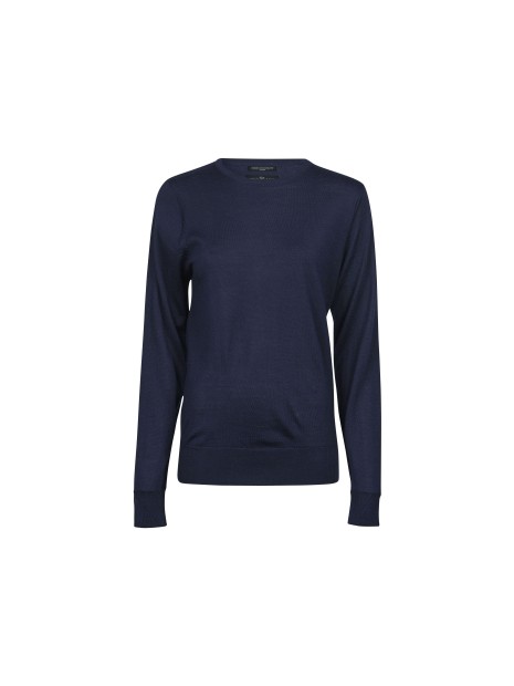 TEE JAYS WOMENS CREW NECK bleu marine personnalisable