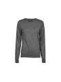 TEE JAYS WOMENS CREW NECK gris chiné personnalisable