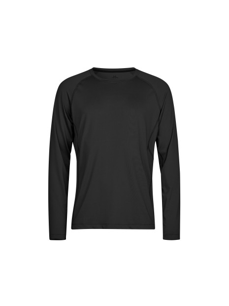 TEE JAYS LONG SLEEVE COOLDRY TEE noir personnalisable