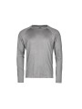 TEE JAYS LONG SLEEVE COOLDRY TEE gris chiné personnalisable
