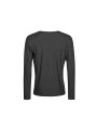 TEE JAYS LONG SLEEVE COOLDRY TEE Black Melange personnalisable