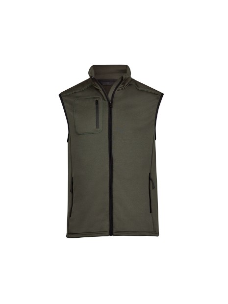 TEE JAYS STRETCH FLEECE BODYWARMER deep green personnalisable