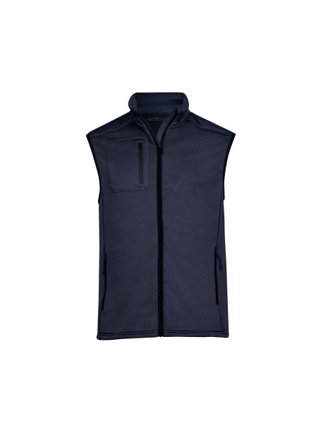 TEE JAYS STRETCH FLEECE BODYWARMER bleu marine personnalisable