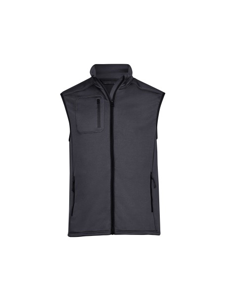 TEE JAYS STRETCH FLEECE BODYWARMER dark grey personnalisable