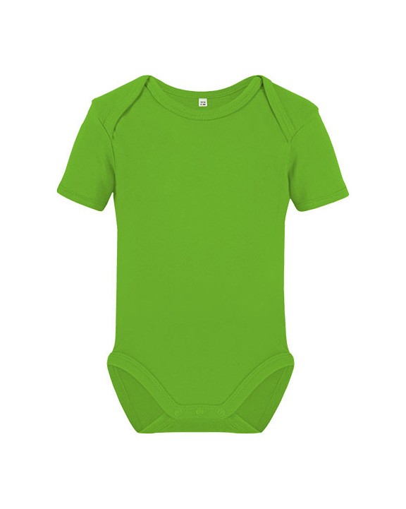 Article bébé personnalisable LINK KIDS WEAR Organic Baby Bodysuit Short Sleeve Bailey 01