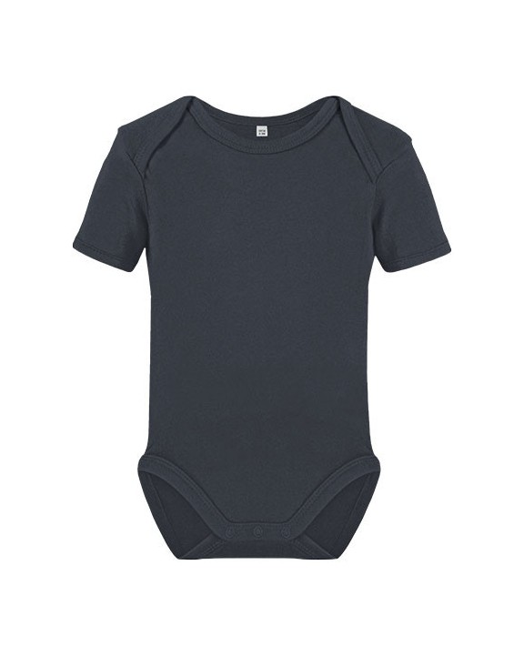 Article bébé personnalisable LINK KIDS WEAR Organic Baby Bodysuit Short Sleeve Bailey 01