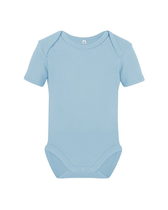 Article bébé personnalisable LINK KIDS WEAR Organic Baby Bodysuit Short Sleeve Bailey 01