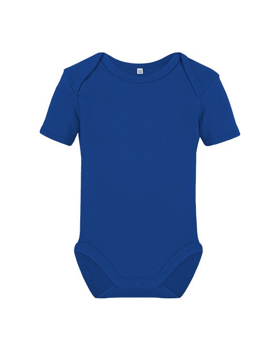 Article bébé personnalisable LINK KIDS WEAR Organic Baby Bodysuit Short Sleeve Bailey 01