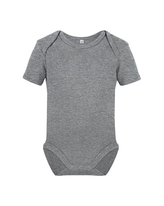 Article bébé personnalisable LINK KIDS WEAR Organic Baby Bodysuit Short Sleeve Rebel 01