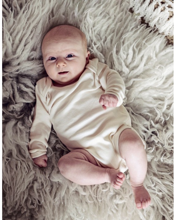 Baby artikel LINK KIDS WEAR Organic Baby Bodysuit Long Sleeve Rebel 02 voor bedrukking &amp; borduring