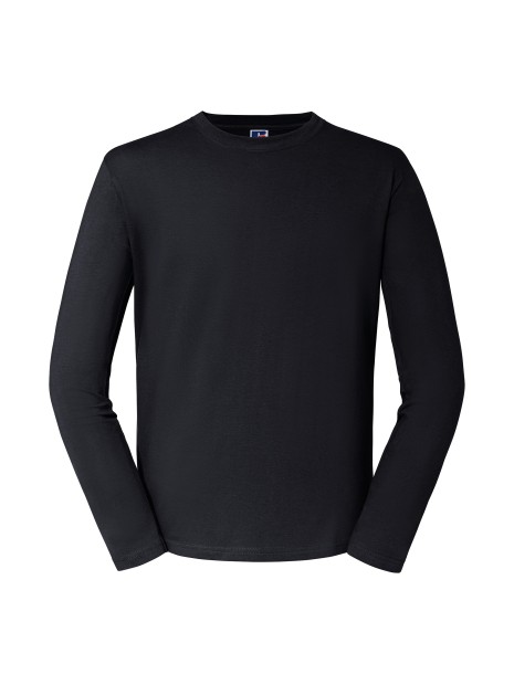 RUSSELL T-shirt Classique manches longues noir personnalisable