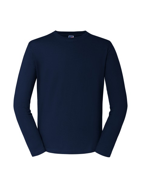 RUSSELL T-shirt Classique manches longues french marine personnalisable