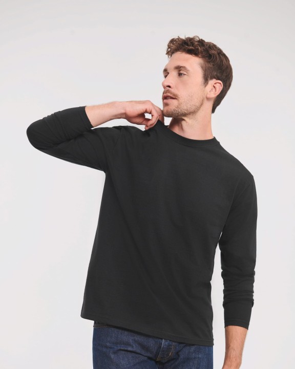 RUSSELL T-Shirt Klassik mit langen Ärmeln T-Shirt personalisierbar