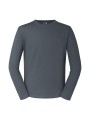 RUSSELL T-shirt Classique manches longues gris convoi personnalisable