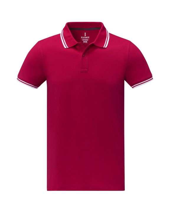 Polo personnalisable ELEVATE Polo tipping Amarago manches courtes homme